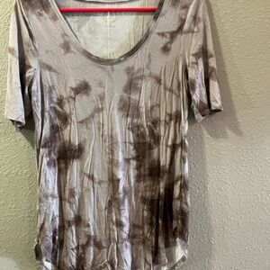 Tie-Dye Brown Women's Top